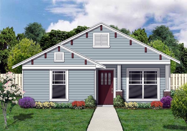 House Plan 69921 Elevation