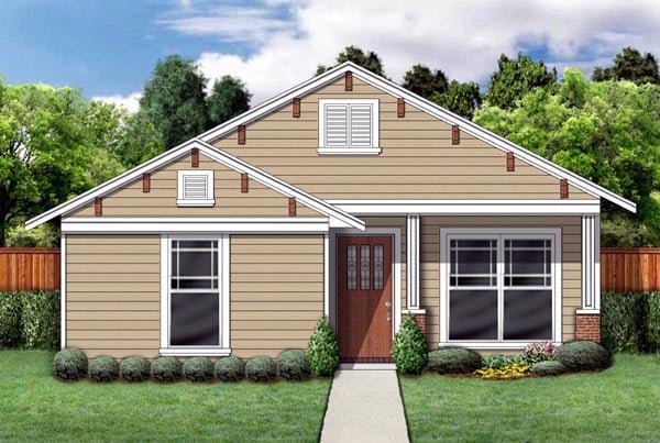 House Plan 69924 Elevation