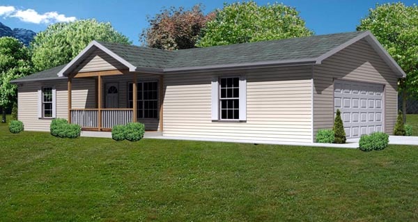House Plan 70107 Elevation