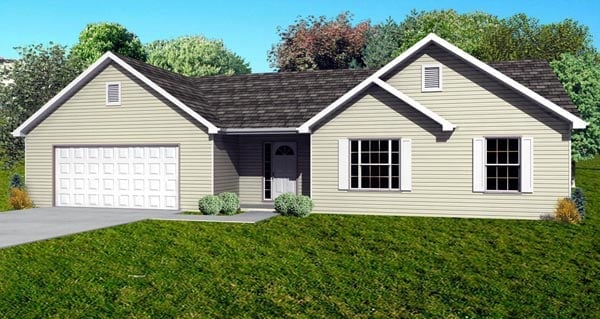 House Plan 70196 Elevation