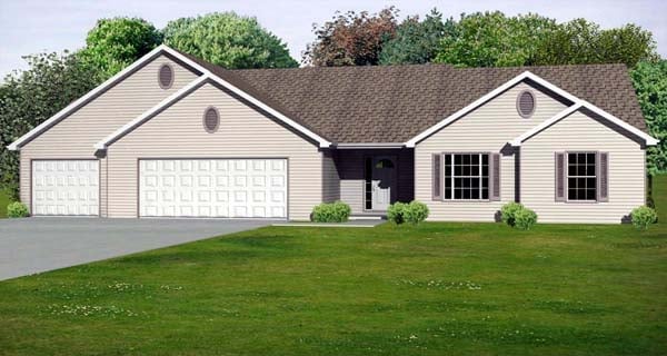 House Plan 70197 Elevation