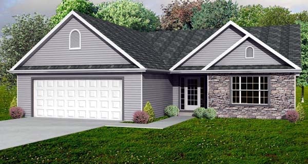 House Plan 70198 Elevation