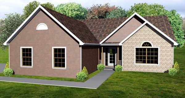 House Plan 70199 Elevation