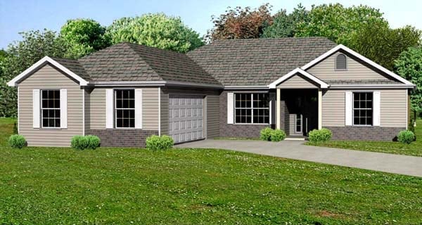 House Plan 70303 Elevation
