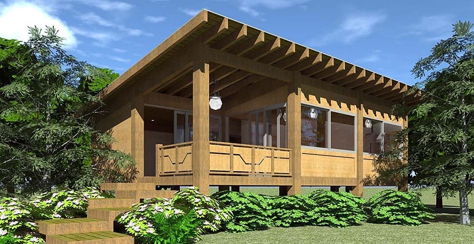House Plan 70849 Elevation