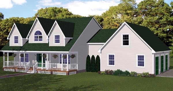 House Plan 71902 Elevation