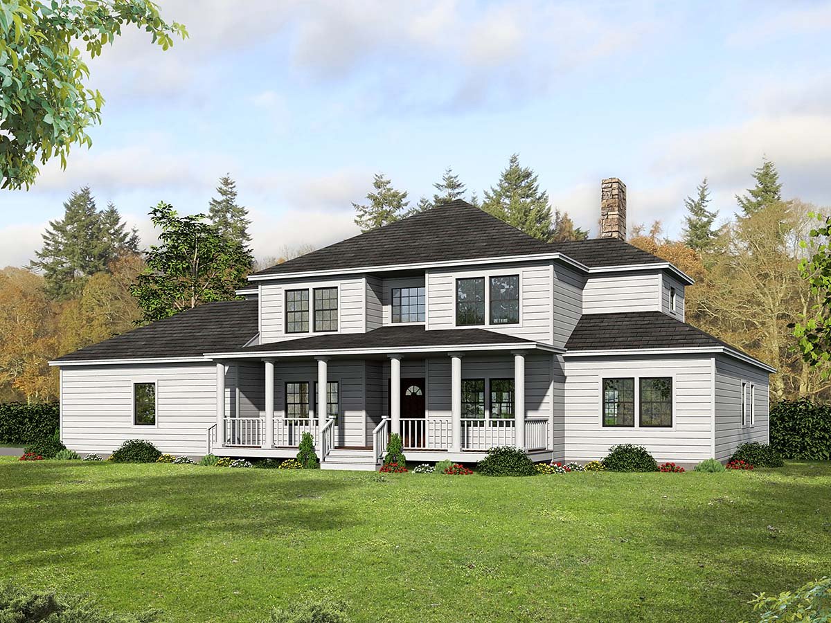 House Plan 71942 Elevation