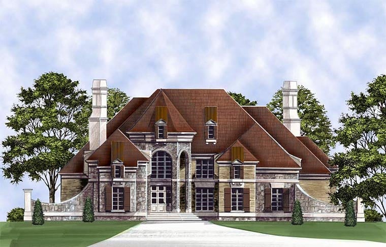 House Plan 72228 Elevation