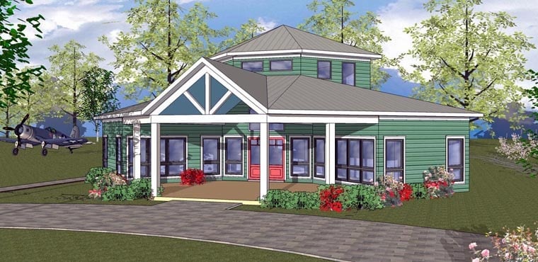House Plan 72328 Elevation