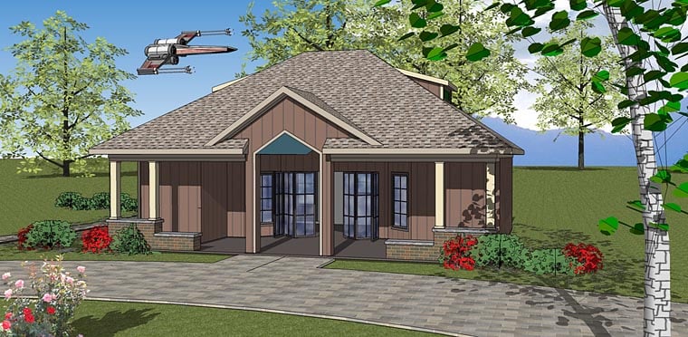House Plan 72378 Elevation