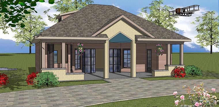 House Plan 72380 Elevation