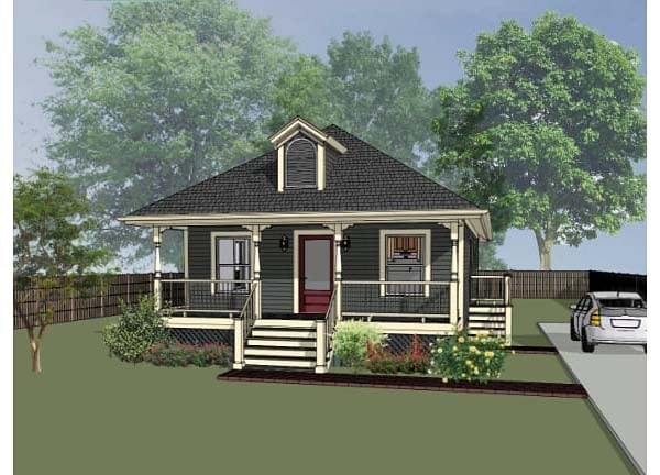 House Plan 72708 Elevation