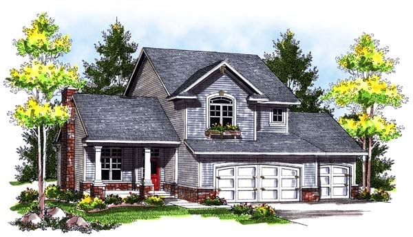 House Plan 73180 Elevation