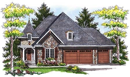 House Plan 73399 Elevation