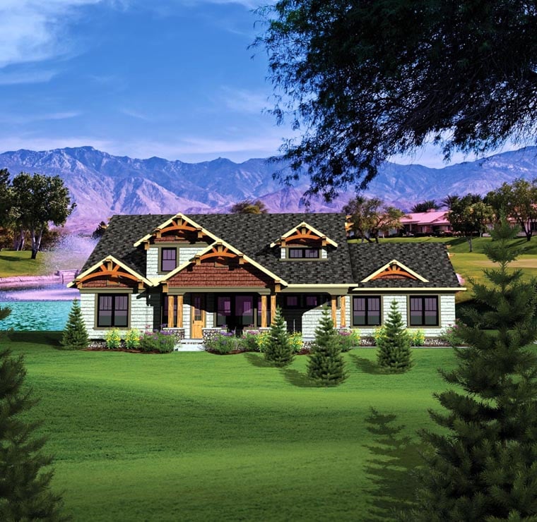 House Plan 73496 Elevation