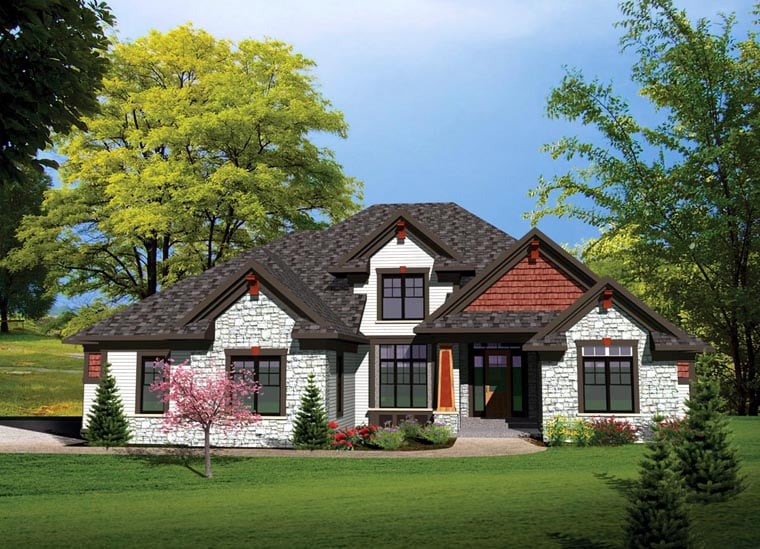 House Plan 73497 Elevation