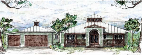 House Plan 73614 Elevation
