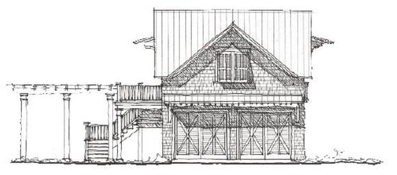 Garage Plan 73812 - 2 Car Garage Elevation