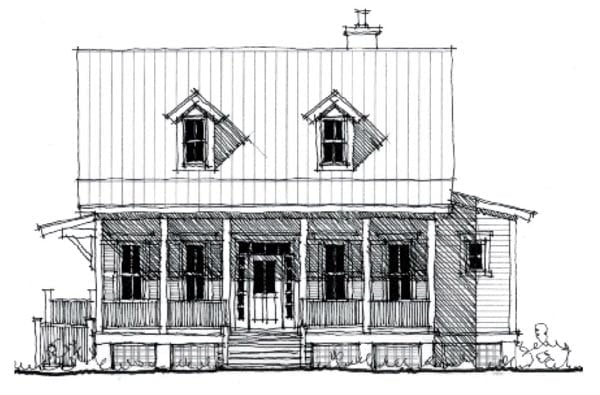 House Plan 73844 Elevation