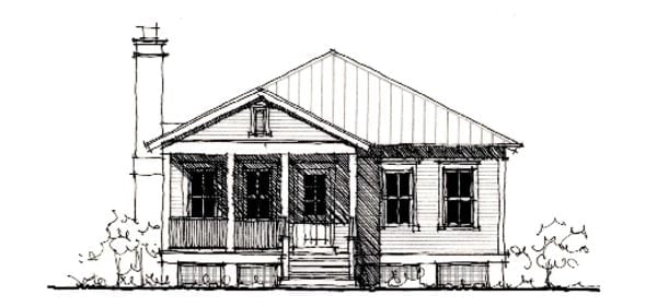 House Plan 73891 Elevation