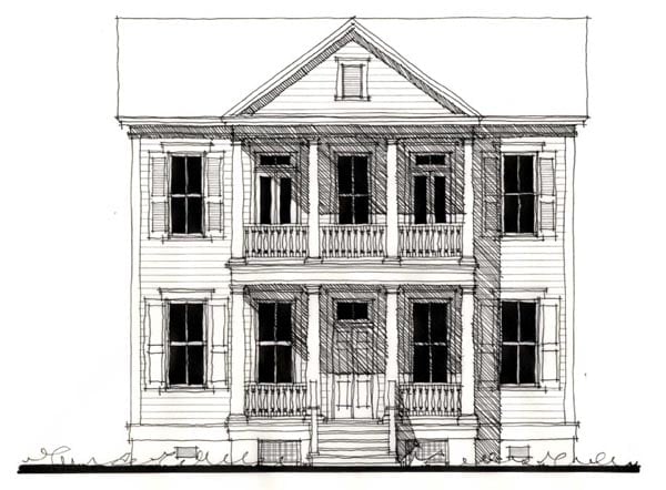 House Plan 73920 Elevation