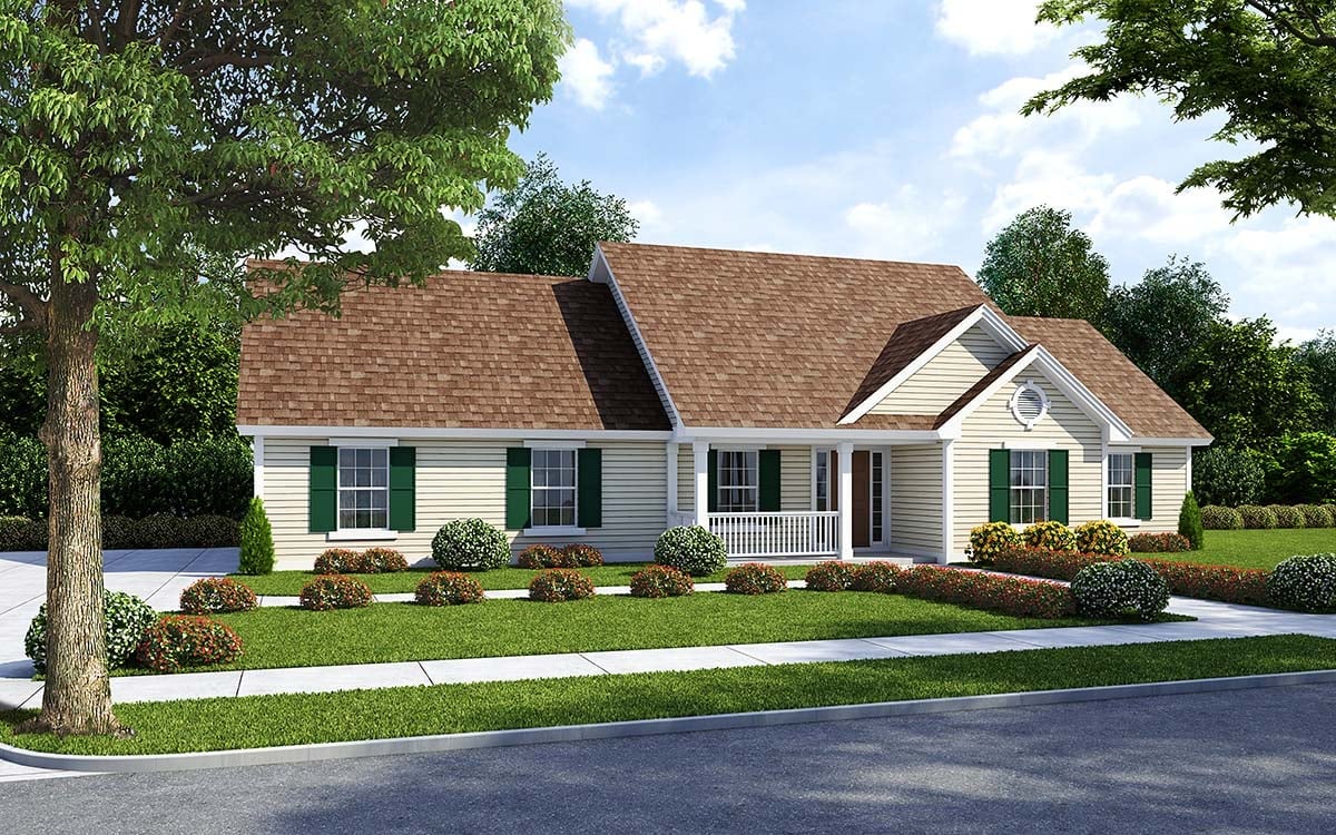 House Plan 74007 Elevation
