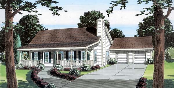 House Plan 74008 Elevation