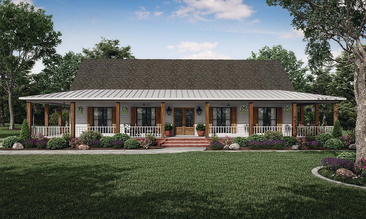 House Plan 74671 Elevation