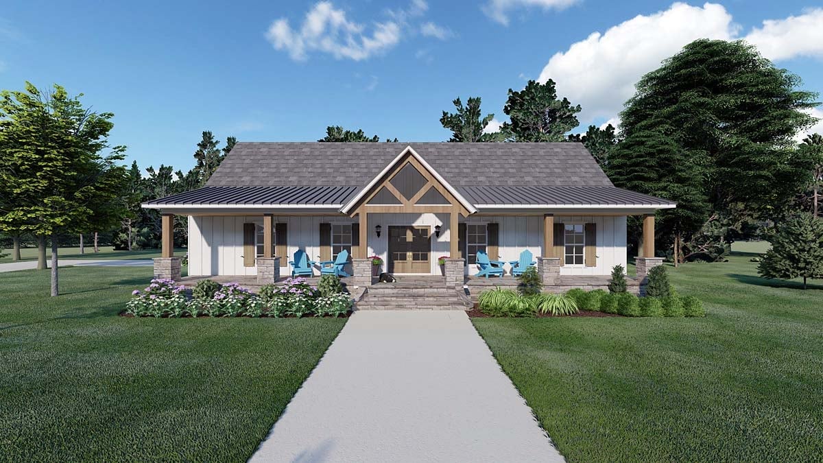 House Plan 74693 Elevation