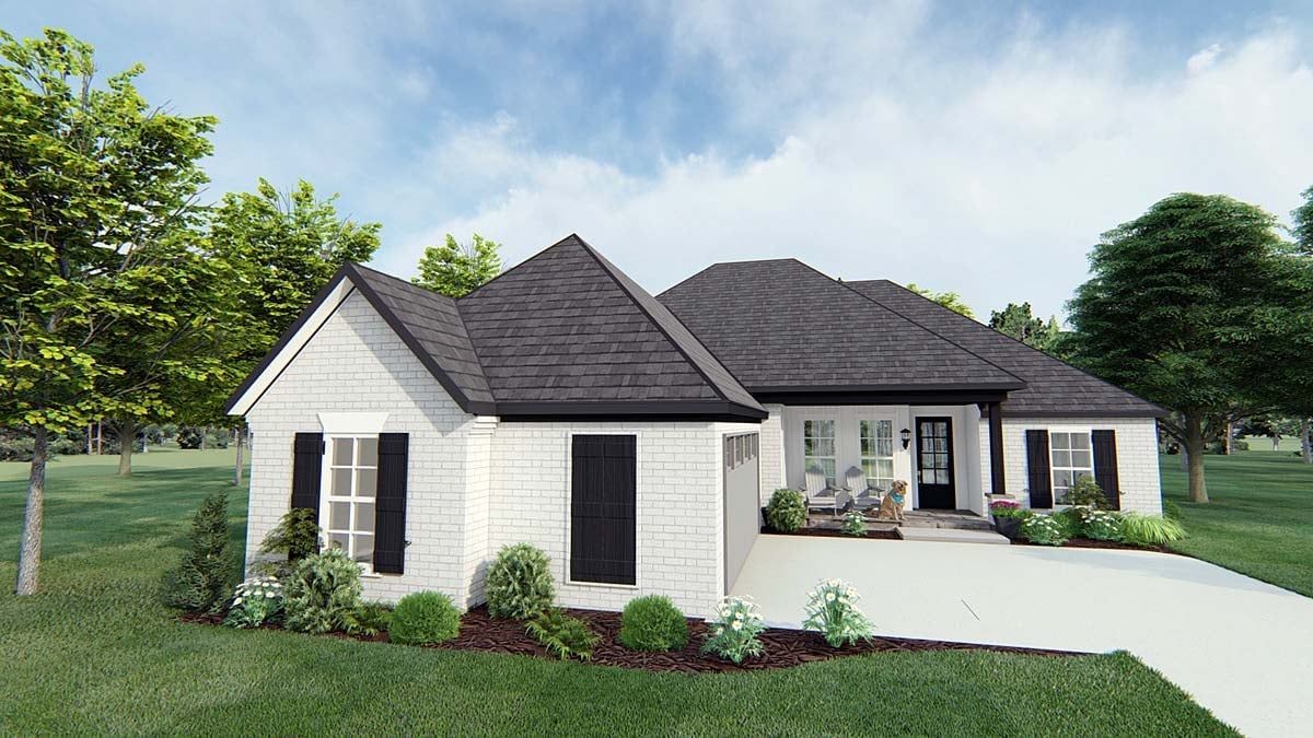 House Plan 74698 Elevation