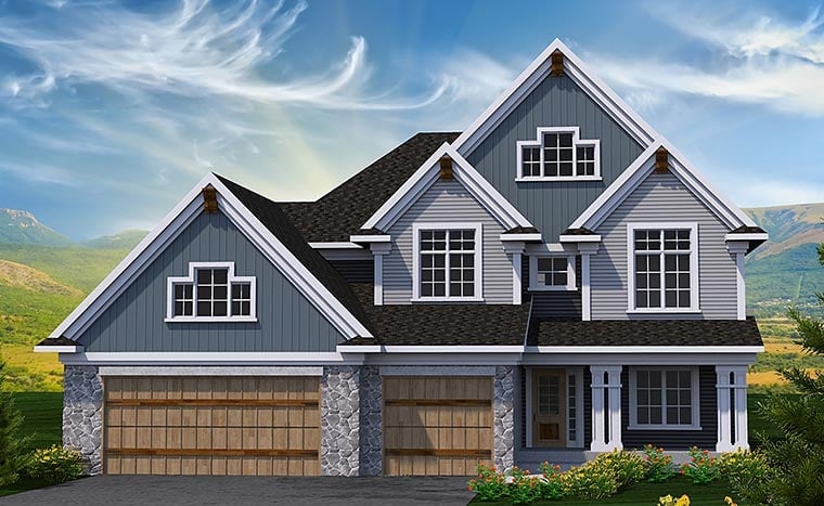 House Plan 75225 Elevation
