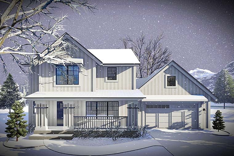 House Plan 75424 Elevation
