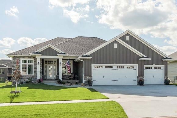 House Plan 75485 Elevation