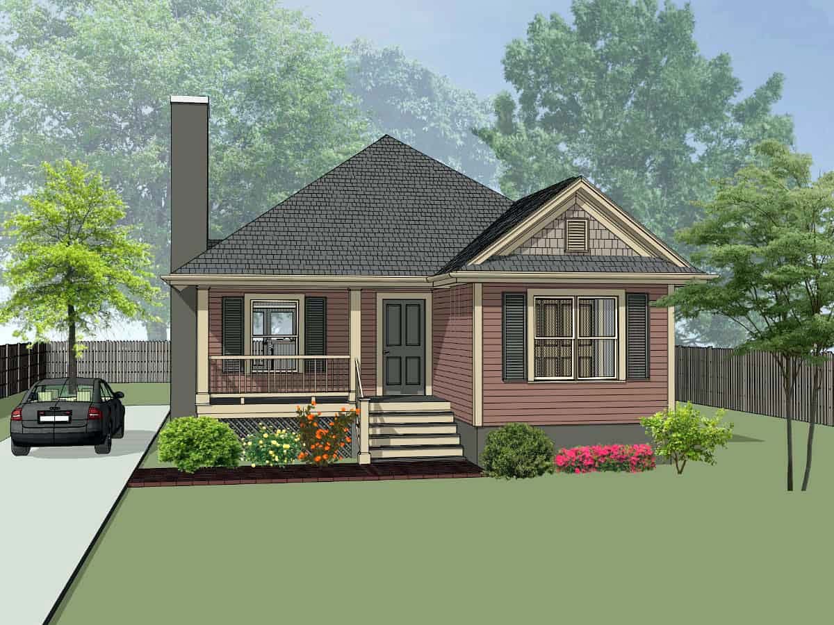 House Plan 75537 Elevation