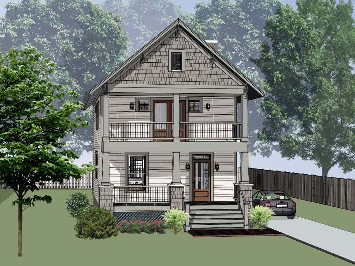 House Plan 75577 Elevation
