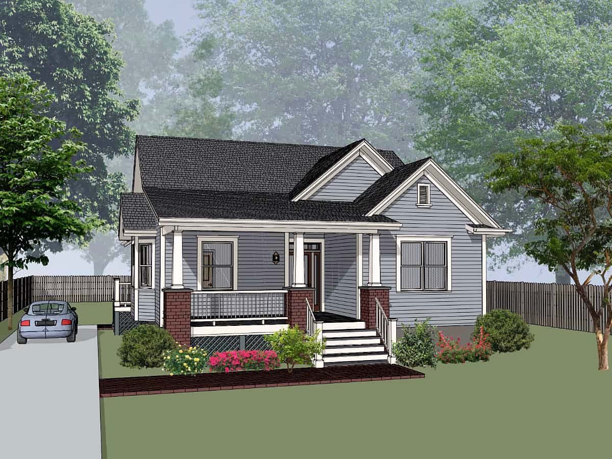 Plan 75584 | Traditional Style with 3 Bed, 2 Bath