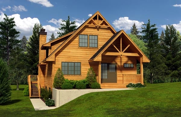 House Plan 76014 Elevation