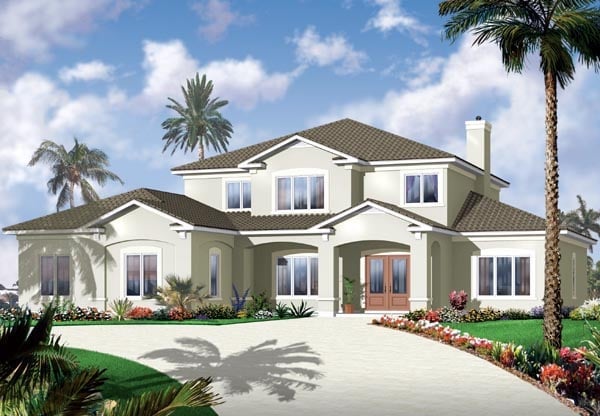 House Plan 76131 Elevation
