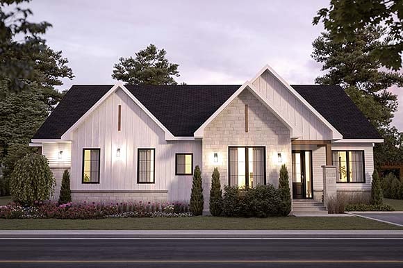 House Plan 76175 Elevation