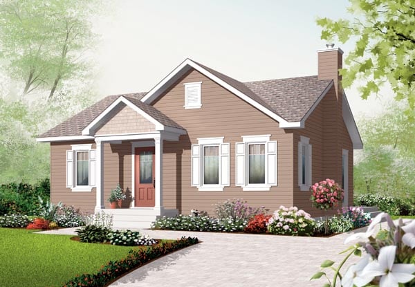 House Plan 76181 Elevation