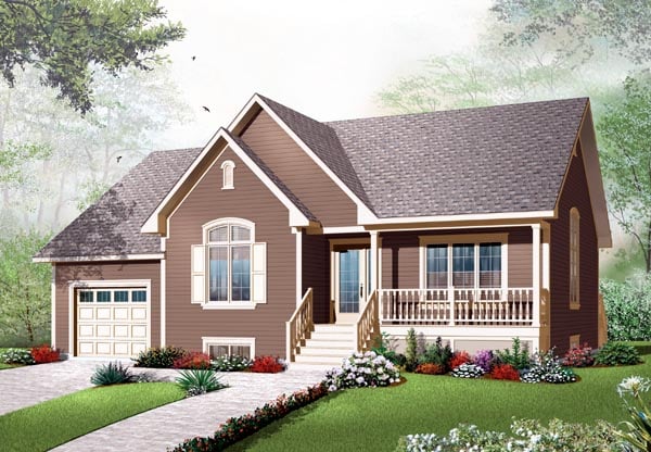 House Plan 76192 Elevation
