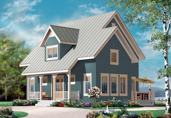 House Plan 76216 Elevation