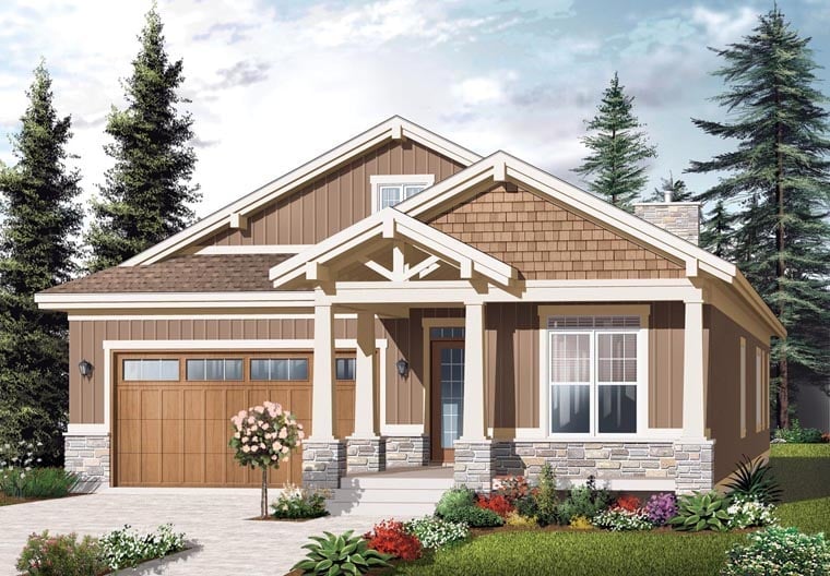 House Plan 76292 Elevation