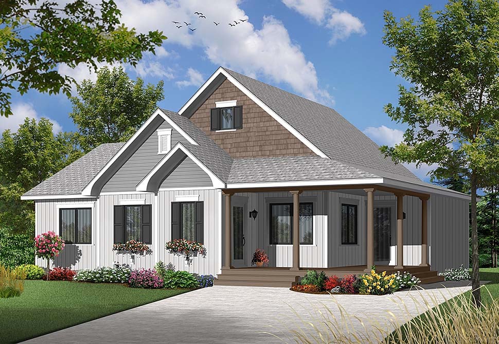 House Plan 76313 Elevation