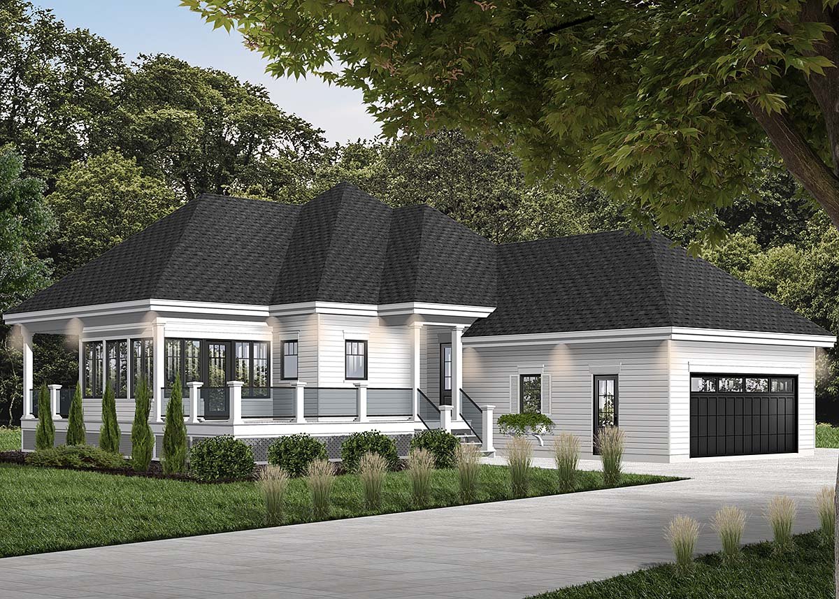 House Plan 76335 Elevation