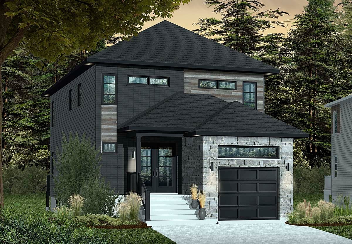House Plan 76412 Elevation