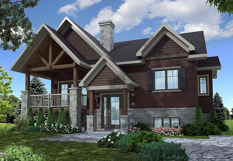House Plan 76468 Elevation