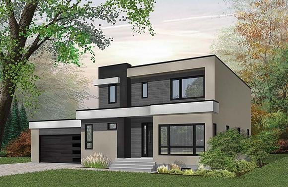 House Plan 76500 Elevation