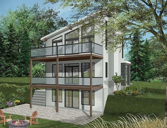 House Plan 76511 Elevation