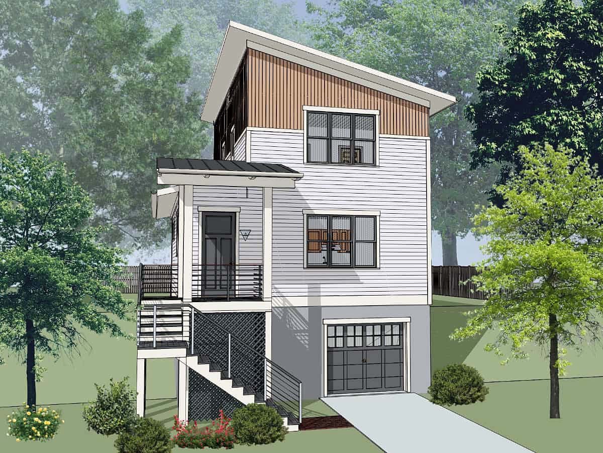House Plan 76619 Elevation
